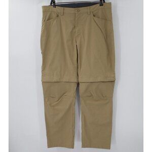 Eddie bauer pants Men's 38 L29 lightweight convertible tech nylon blend hiking